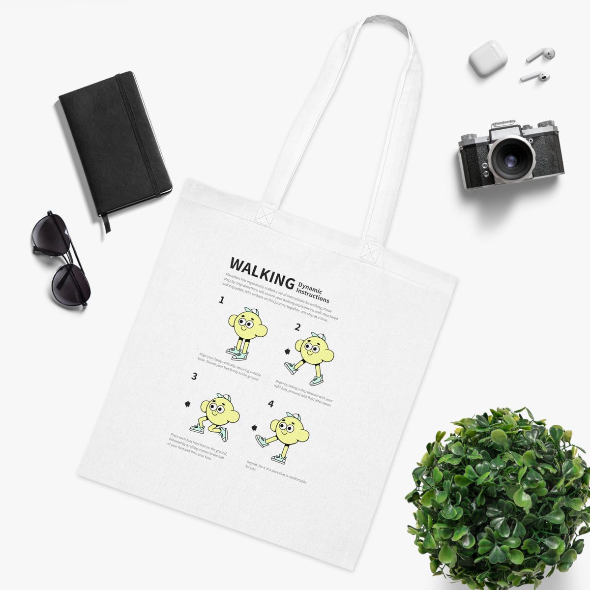 Walking Instructions - Tote Bag