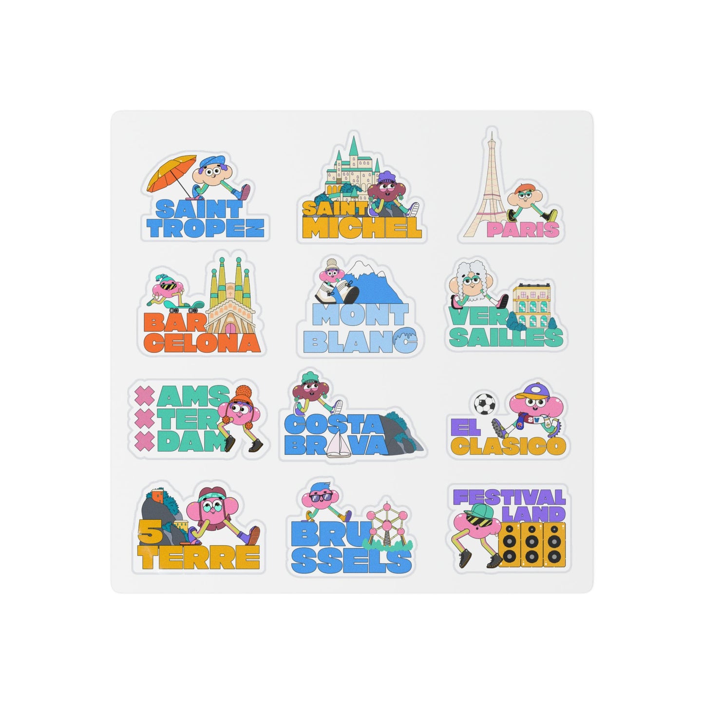 Macadam Adventure - Temporary Tattoos