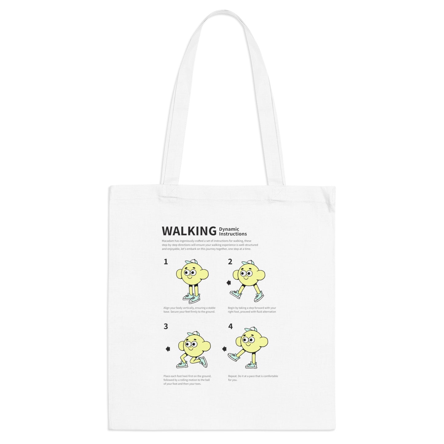 Walking Instructions - Tote Bag