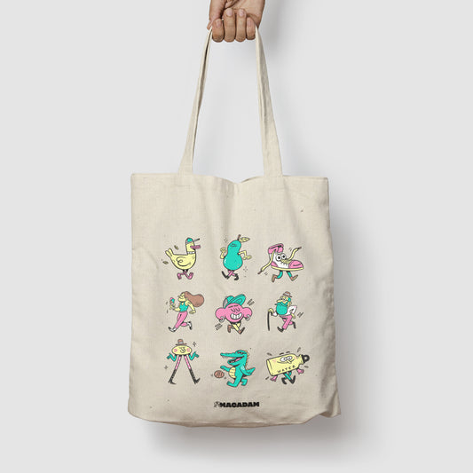 Walking Characters - Tote Bag